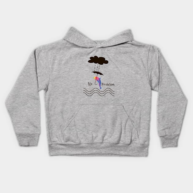 No Problem Kids Hoodie by hoopoe